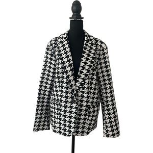 7th Avenue Design Studio New York and Co Houndstooth Blazer, XL